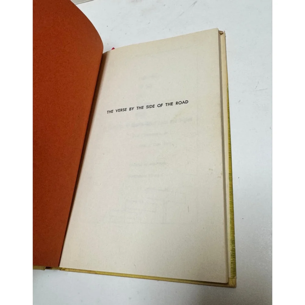 1972 The Verse by The Side of The Road by Rowsome Burma-Shave Signs HC